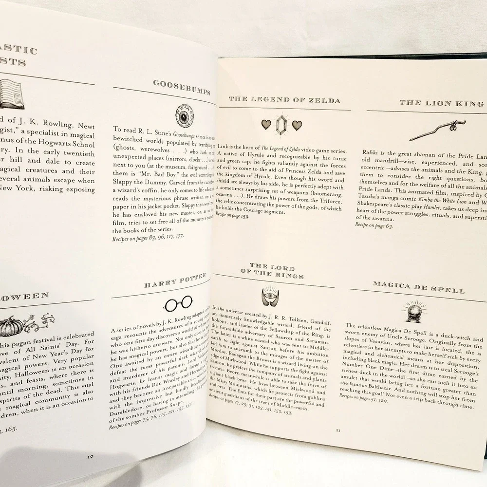 Wizard's Cookbook Magical‎ Recipes Harry Potter Wizard of Oz Hardcover